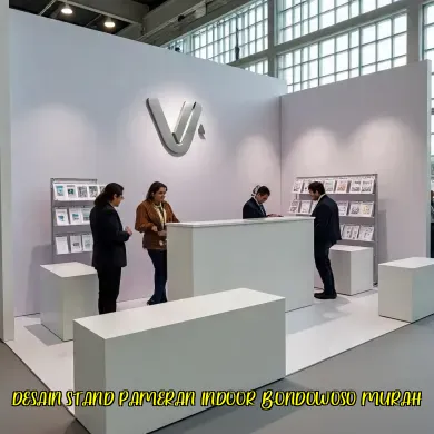 Desain Stand Pameran Indoor Bondowoso